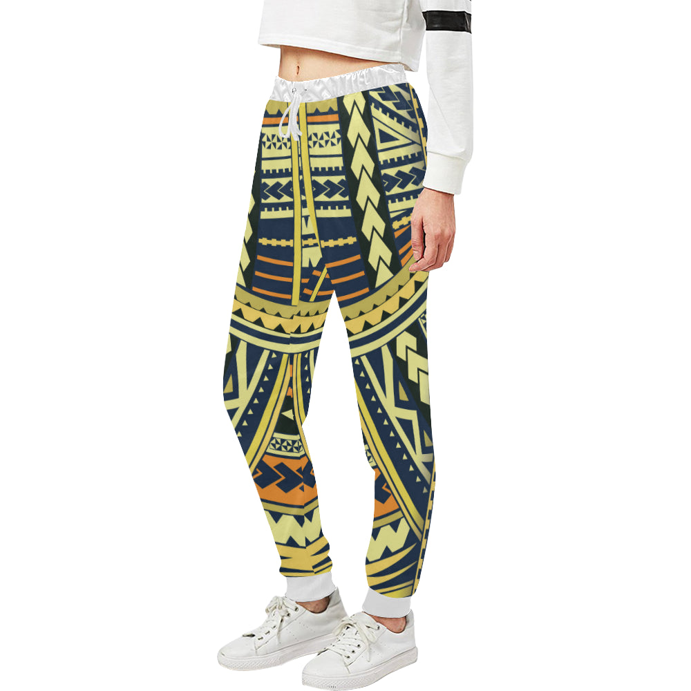 Polynesian Tattoo Print Unisex Sweatpants