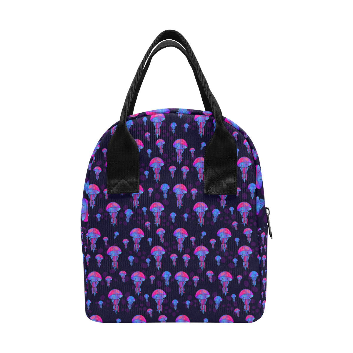 Jellyfish Neon Print Insulated Lunch Bag