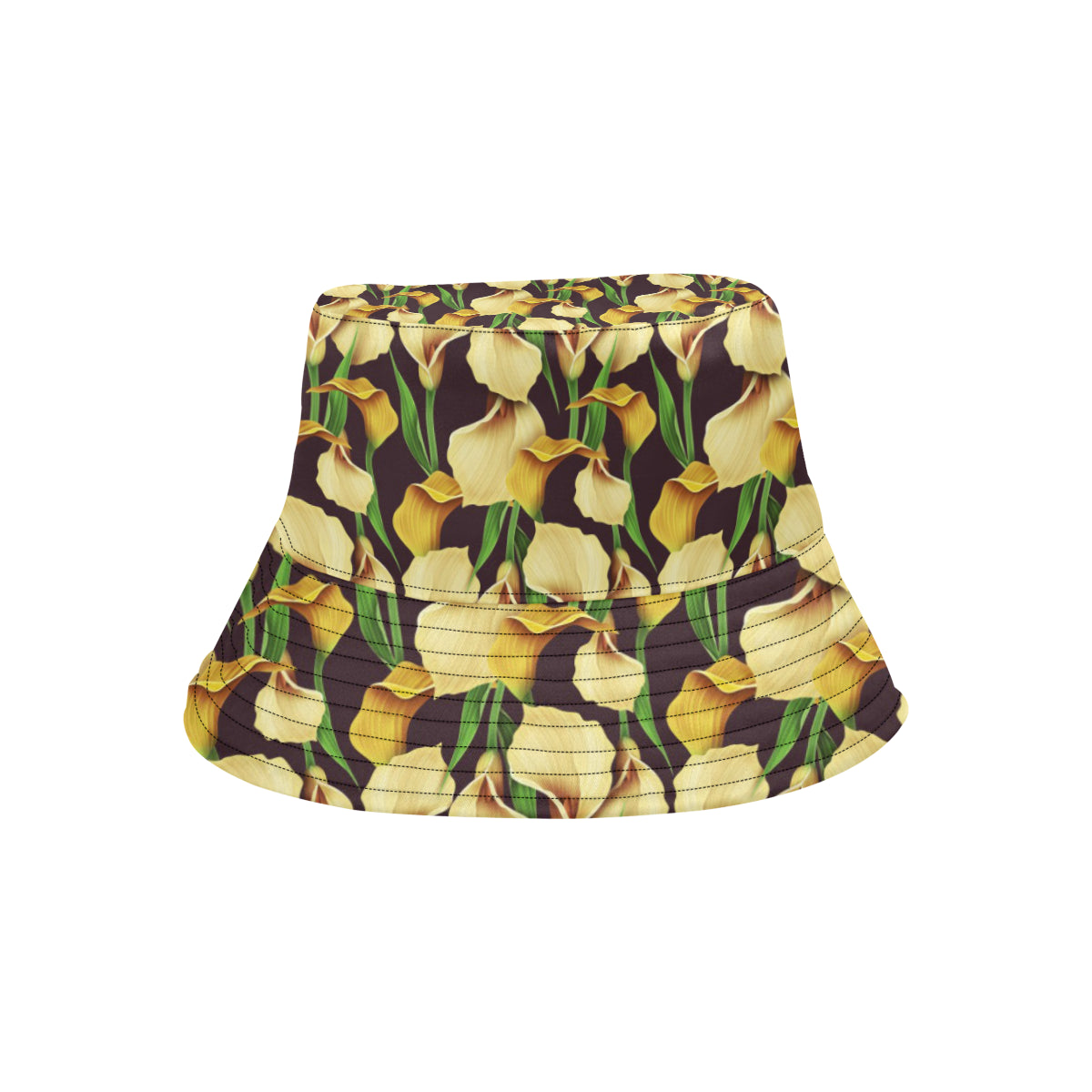 Lily Pattern Print Design LY013 Unisex Bucket Hat