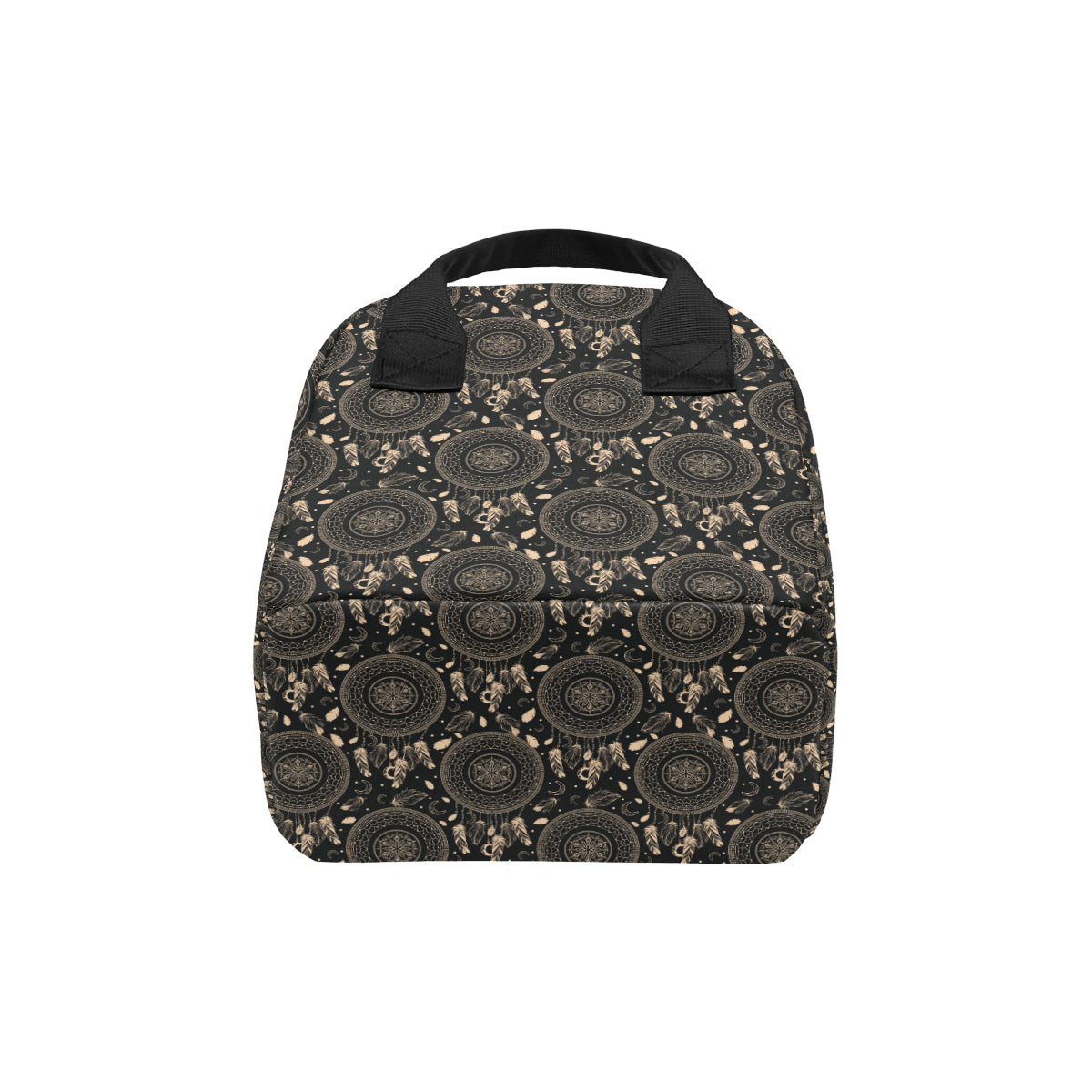 Dream Catcher Mandala Boho Moon Insulated Lunch Bag