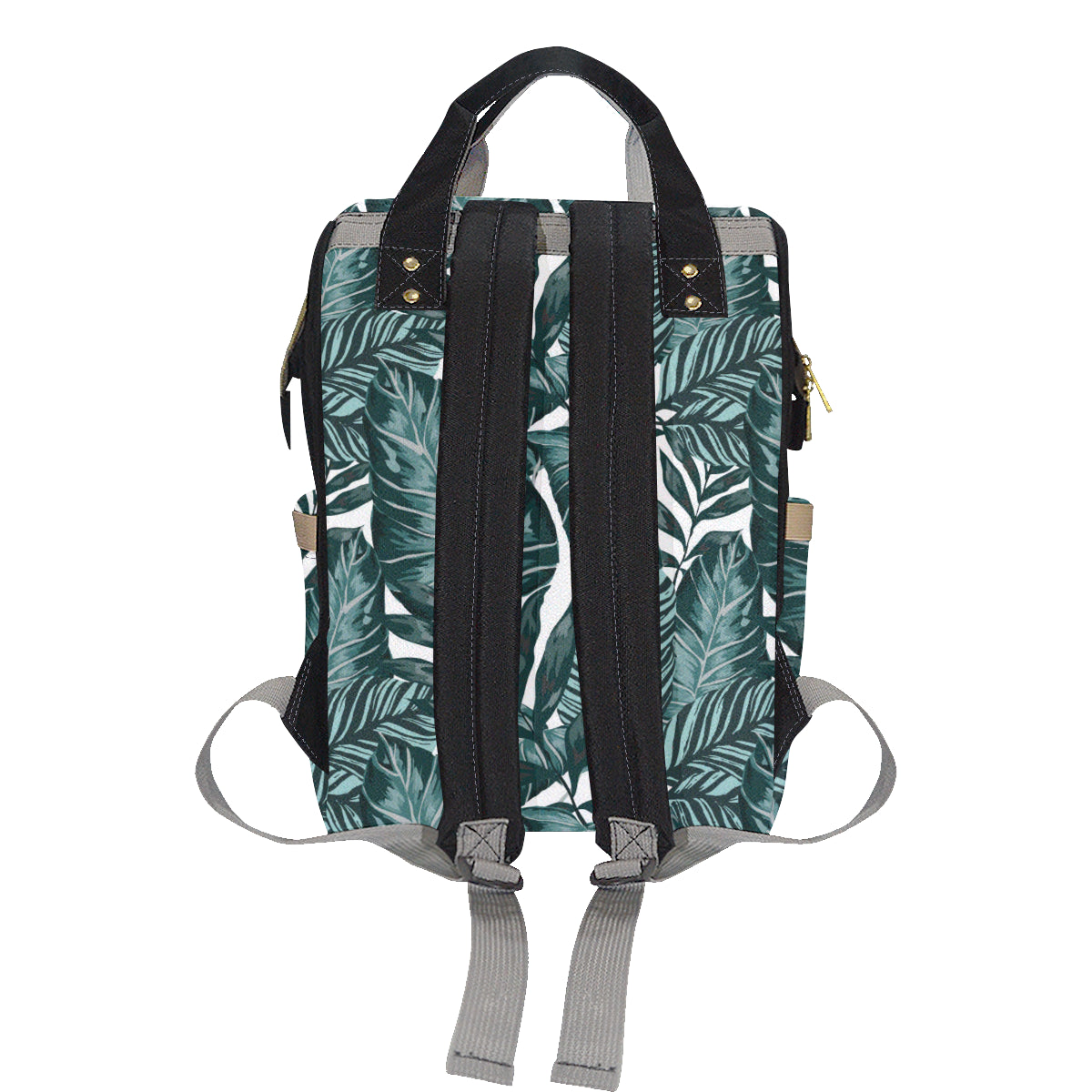 Tropical Palm Leaves Pattern Diaper Bag Backpack