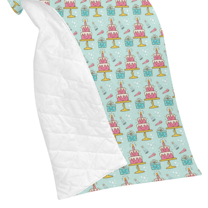 Cake Pattern Print Design 06 Premium Quilt
