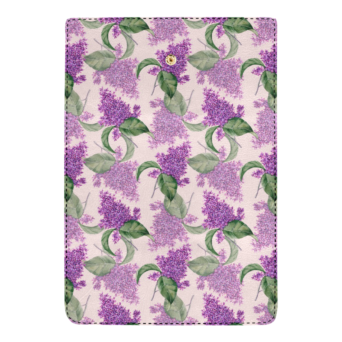 Lilac Pattern Print Design LI02 Women's Trifold Wallet