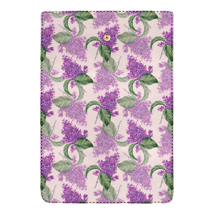 Lilac Pattern Print Design LI02 Women's Trifold Wallet