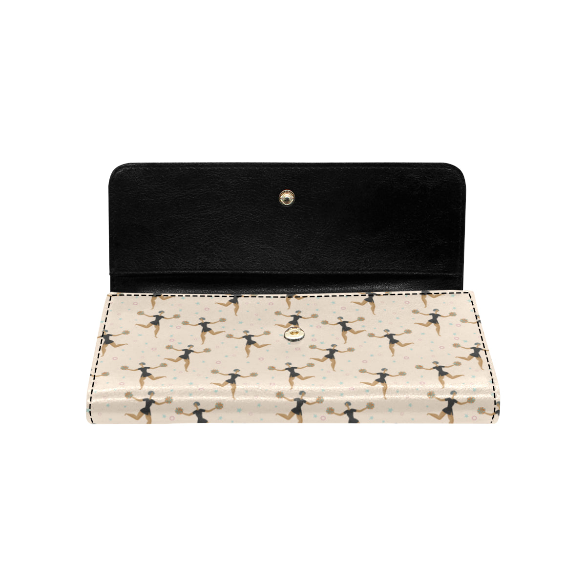Cheerleader Pattern Print Design 03 Women's Trifold Wallet