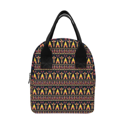 Totem Pole Design Insulated Lunch Bag