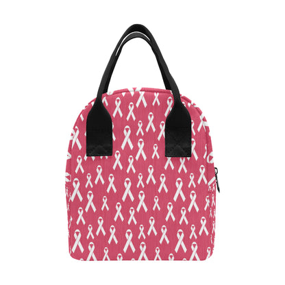 Breast Cancer Awareness Symbol Insulated Lunch Bag