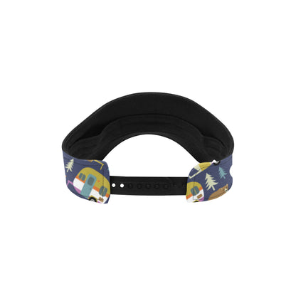 Camper Pattern Print Design 04 Unisex Sun Visor