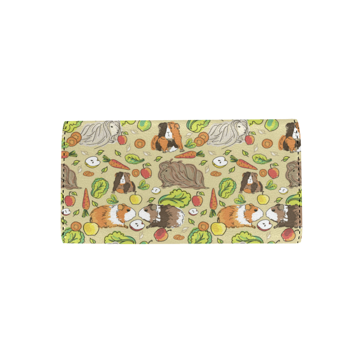 Guinea Pig Pattern Print Design 02 Women's Trifold Wallet