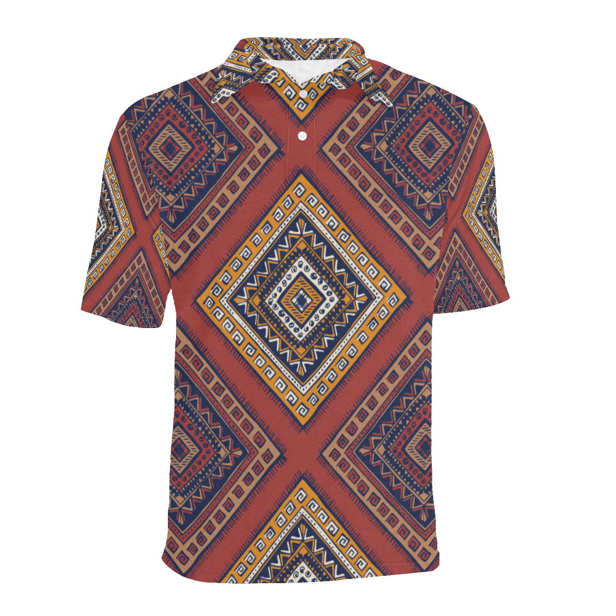 Native Pattern Print Design A06 Men Polo Shirt
