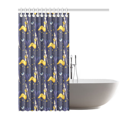 Pisces Pattern Print Design A04 Shower Curtain