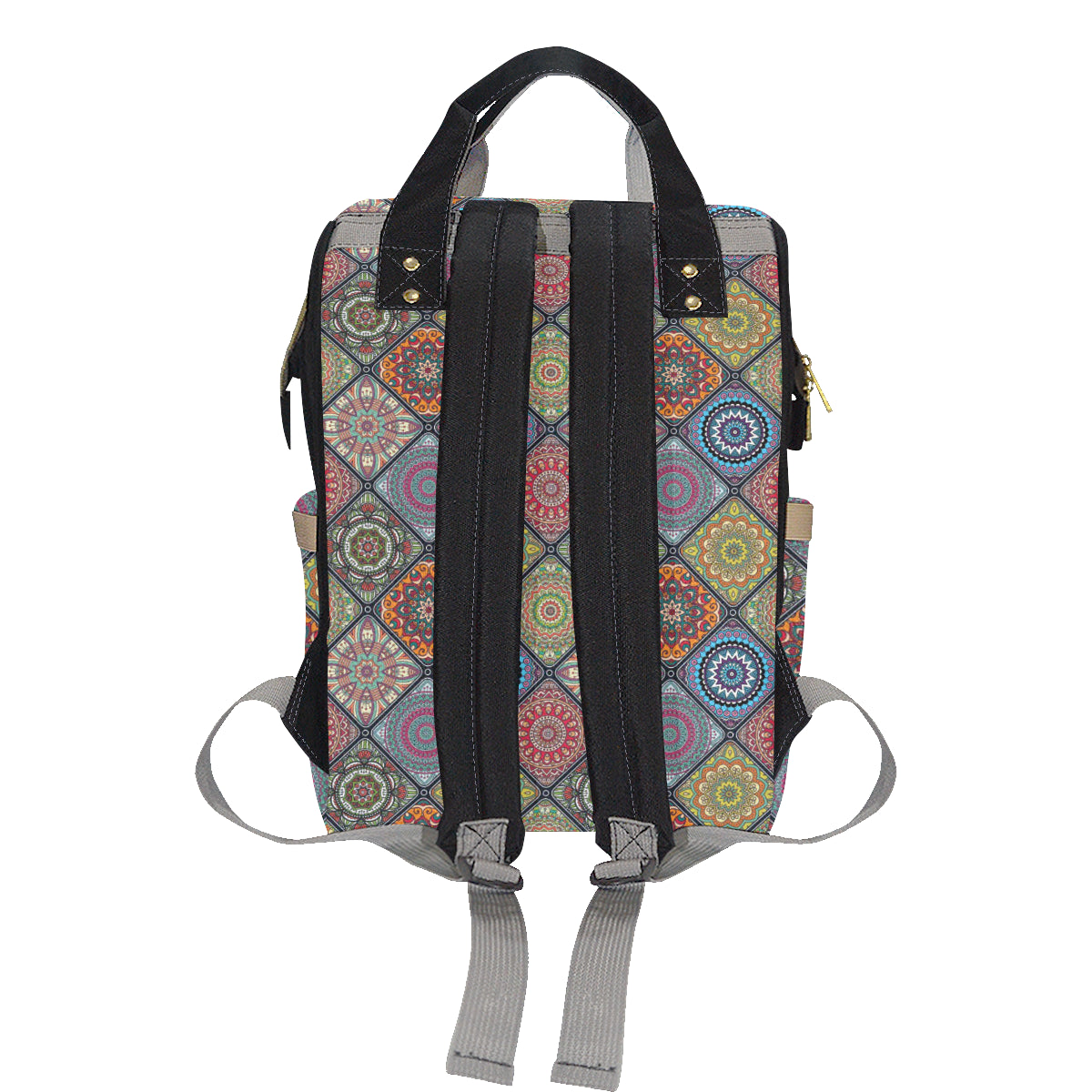 Bohemian Pattern Print Design 05 Diaper Bag Backpack