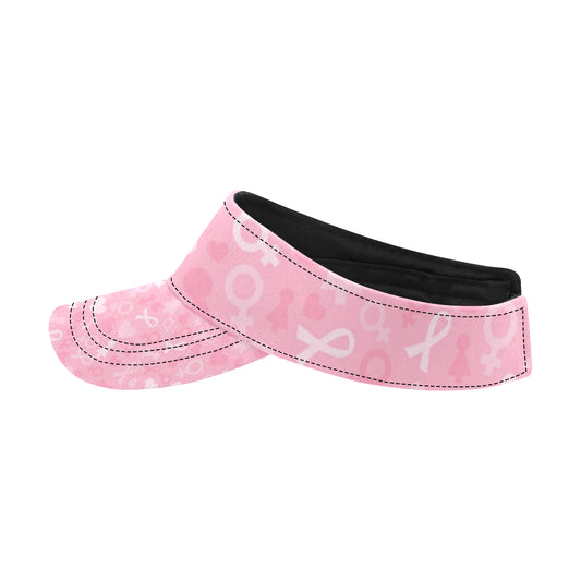 Breast cancer Pattern Print Design 01 Unisex Sun Visor