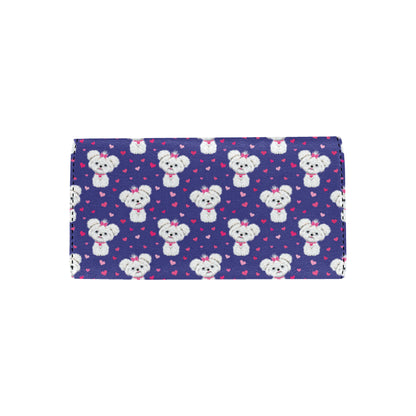 Maltese Pattern Print Design 02 Women's Trifold Wallet