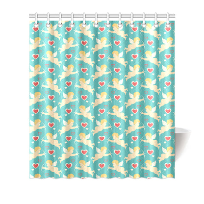 Cupid Pattern Print Design 01 Shower Curtain