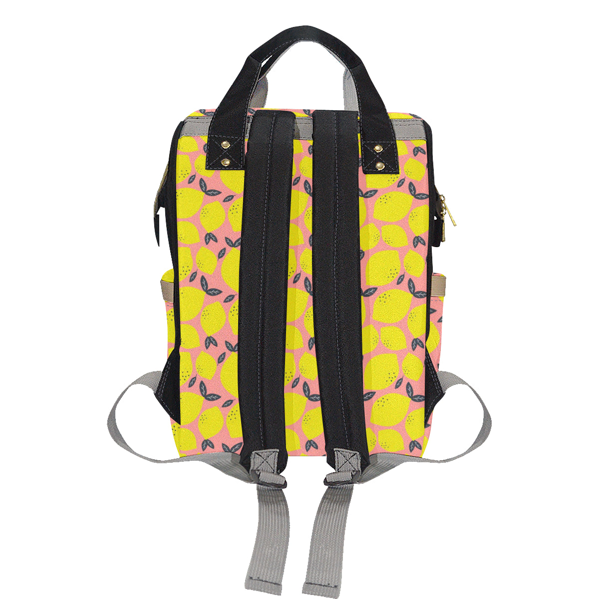 Lemon Pattern Print Design LM03 Diaper Bag Backpack