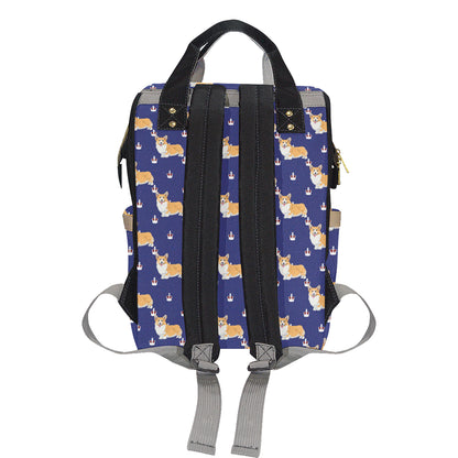 Pembroke Welsh Corgis Pattern Print Design A07 Diaper Bag Backpack