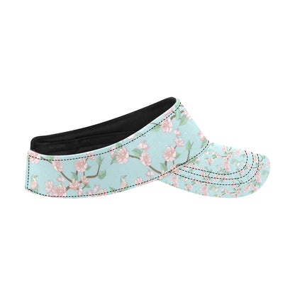 Cherry Blossom Pattern Print Design 02 Unisex Sun Visor