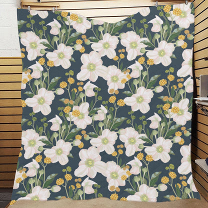 Anemone Pattern Print Design AM04 Premium Quilt