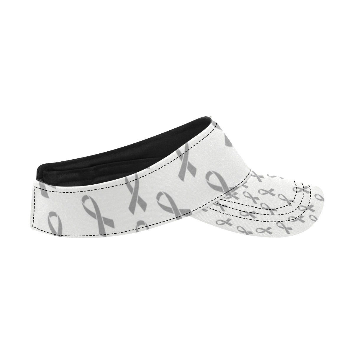 Brain cancer Pattern Print Design 01 Unisex Sun Visor