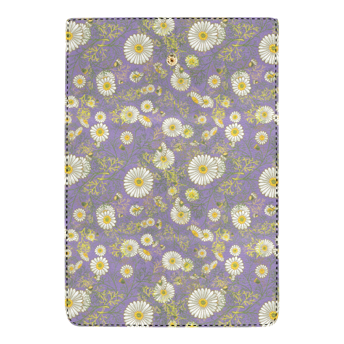 Daisy Pattern Print Design DS011 Women's Trifold Wallet