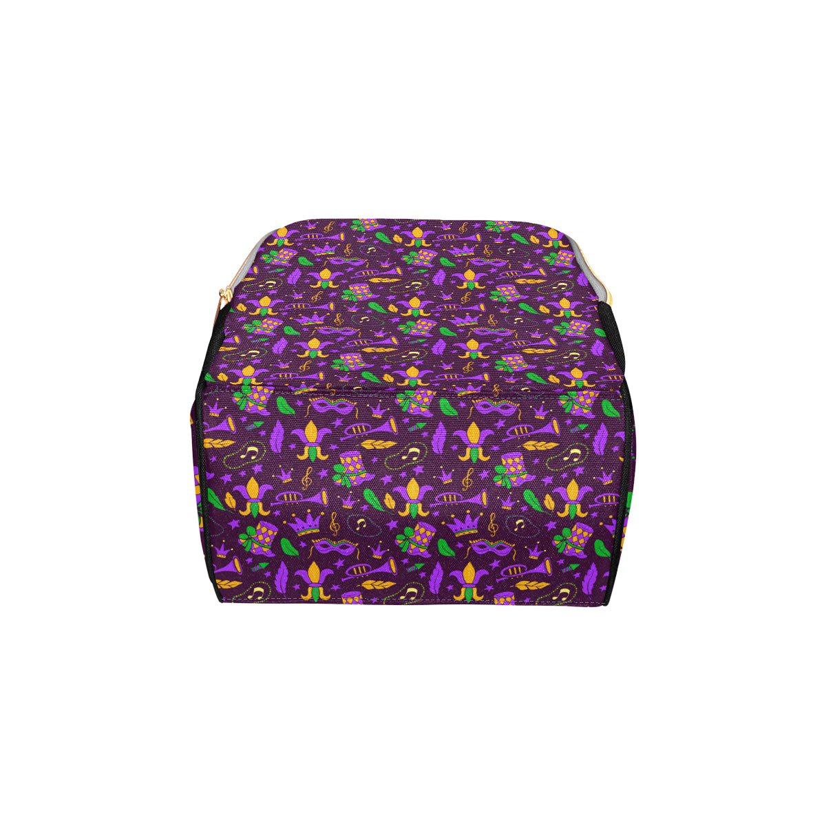 Mardi Gras Pattern Print Design 08 Diaper Bag Backpack