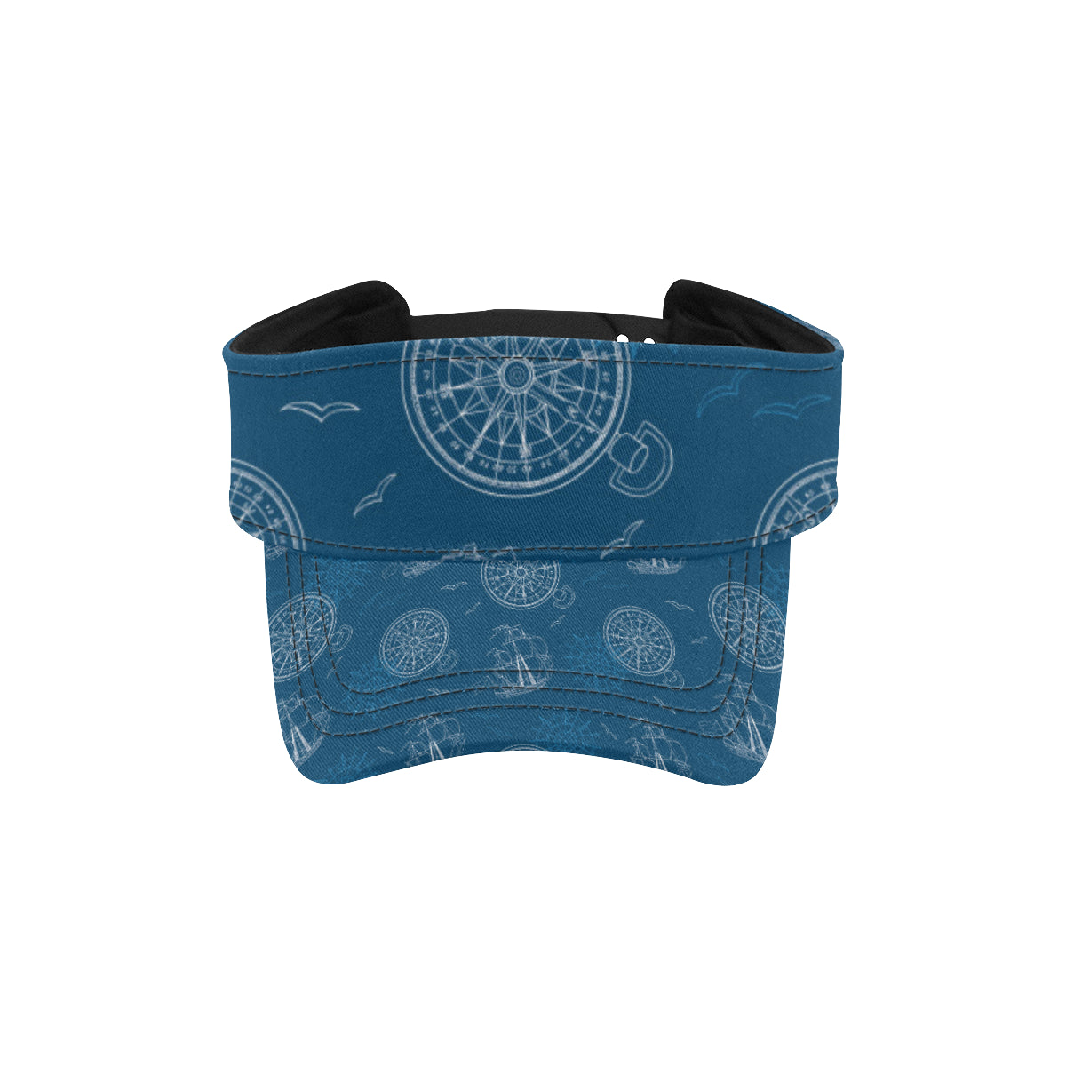 Nautical Pattern Print Design A04 Unisex Sun Visor