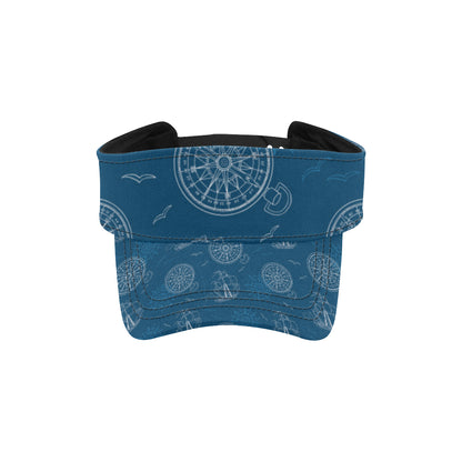 Nautical Pattern Print Design A04 Unisex Sun Visor