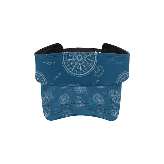 Nautical Pattern Print Design A04 Unisex Sun Visor