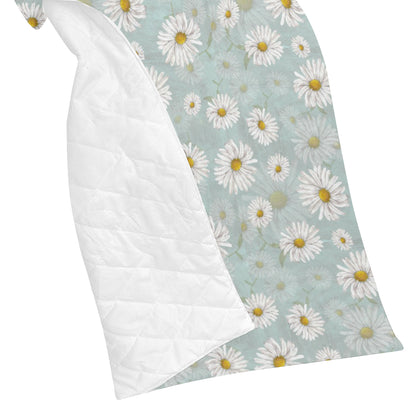 Daisy Pattern Print Design DS012 Premium Quilt