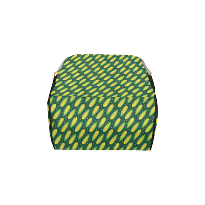 Corn Pattern Print Design 03 Diaper Bag Backpack