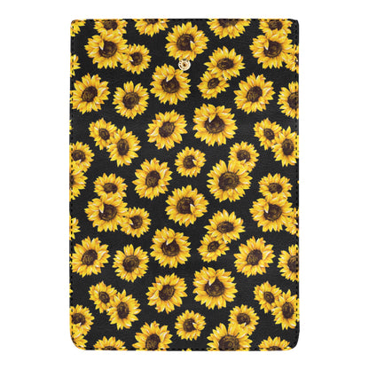 Sunflower Pattern Print Design SF05 Women's Trifold Wallet