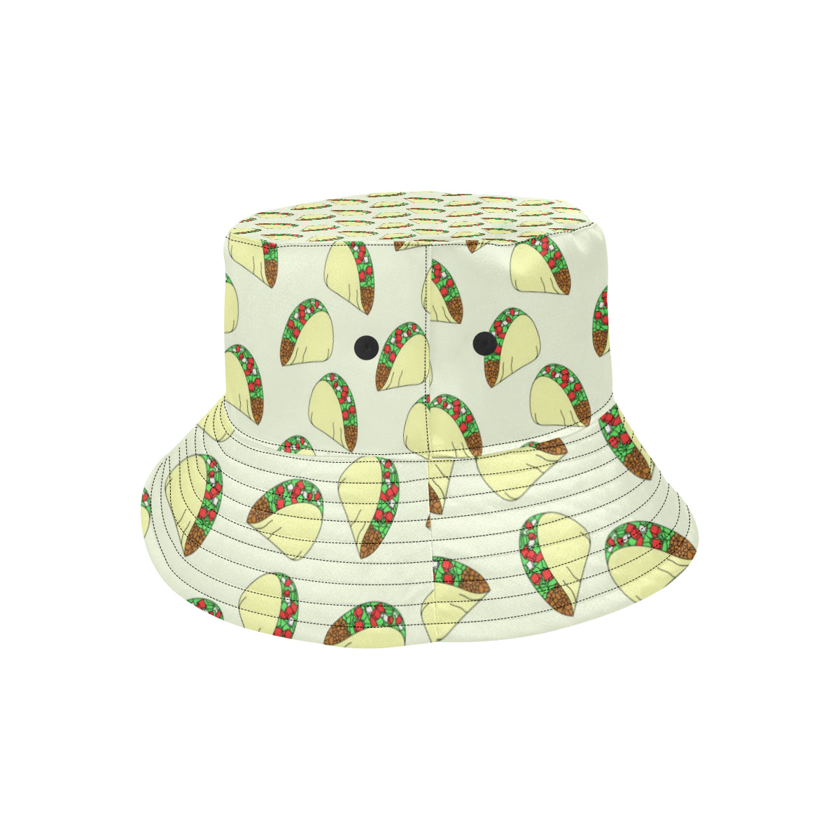 Taco Pattern Print Design TC05 Unisex Bucket Hat