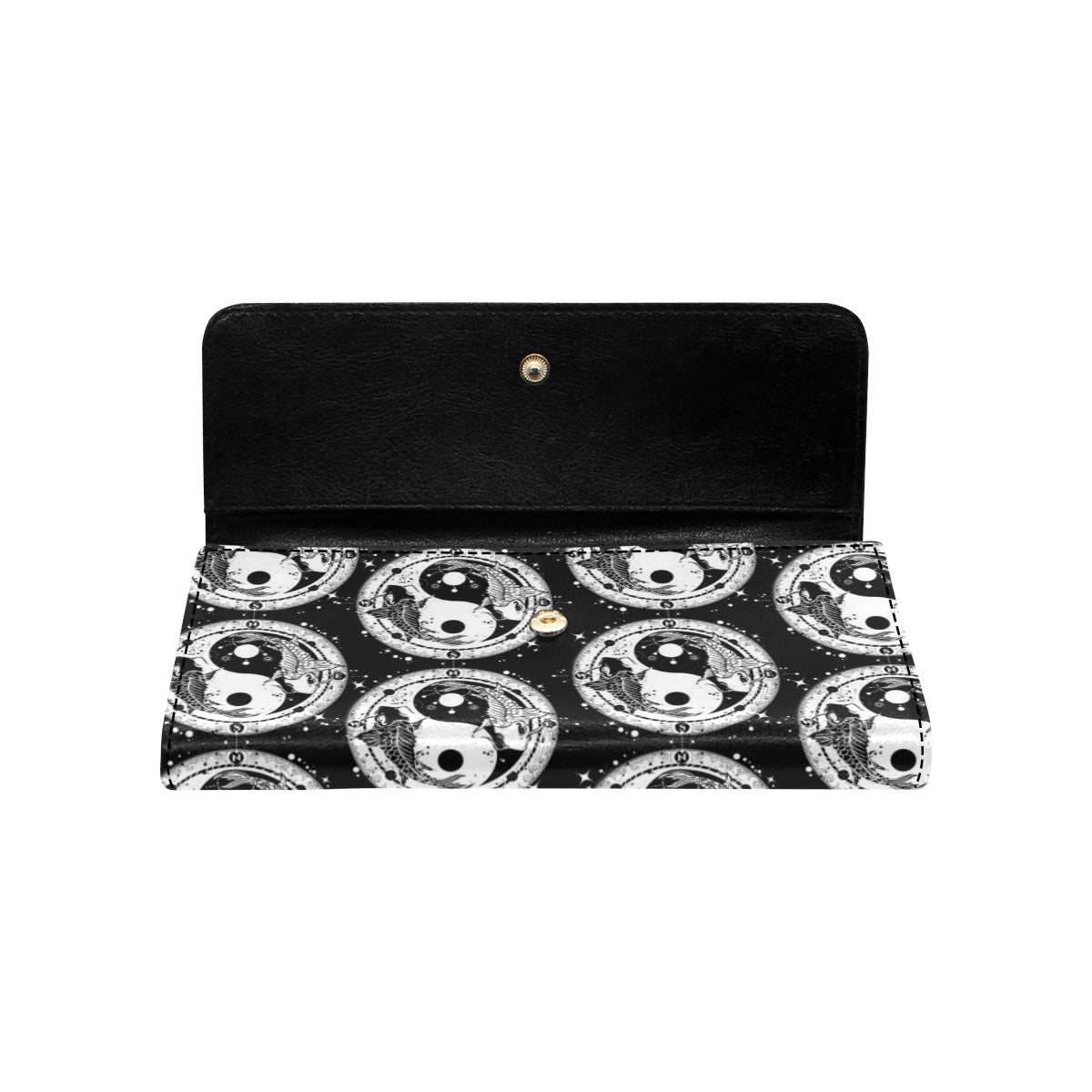 Yin Yang Koi Fish Women's Trifold Wallet