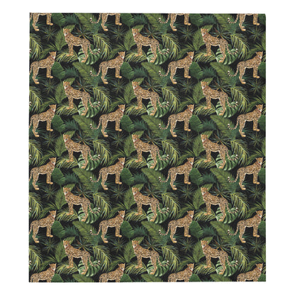 Cheetah Pattern Print Design 05 Premium Quilt