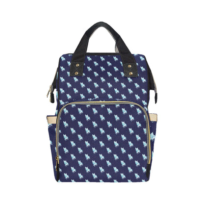 Pegasus Pattern Print Design 03 Diaper Bag Backpack