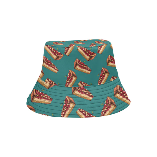 Cheesecake Cherry Pattern Print Design CK03 Unisex Bucket Hat