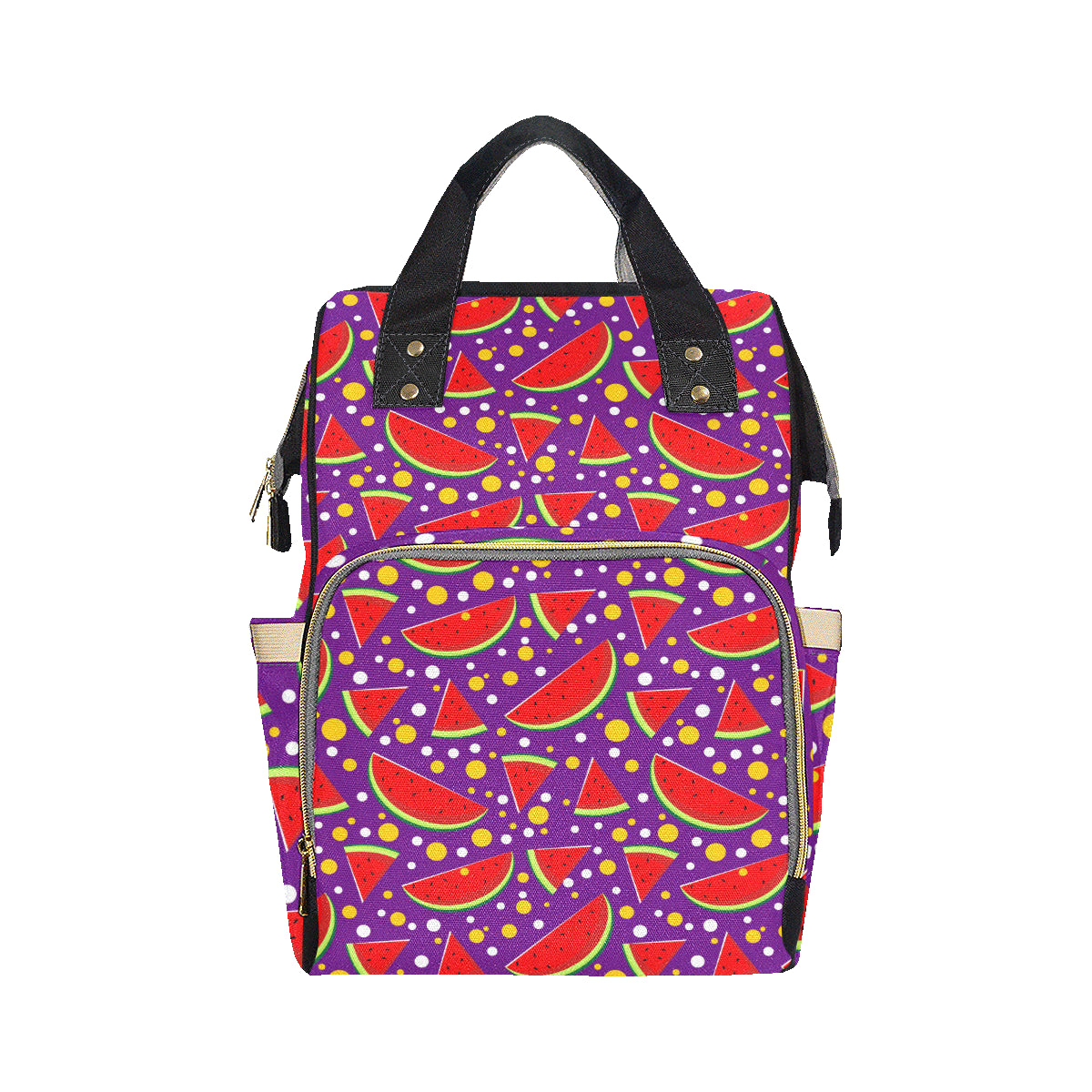 Watermelon Pattern Print Design WM010 Diaper Bag Backpack