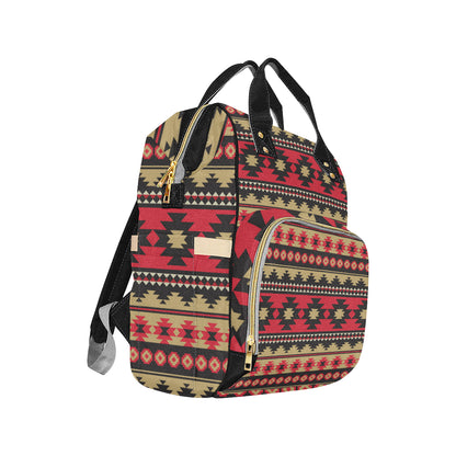 Navajo Pattern Print Design A04 Diaper Bag Backpack