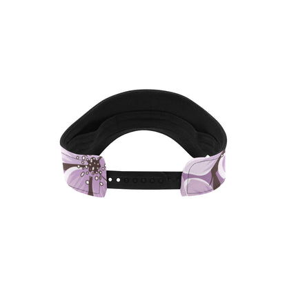 Lilac Pattern Print Design 01 Unisex Sun Visor