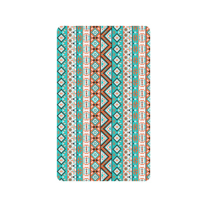 Navajo Style Print Pattern Rubber Doormat