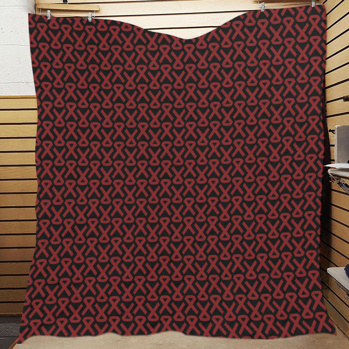 Multiple myeloma Pattern Print Design A01 Premium Quilt