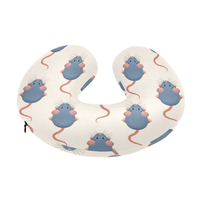 Rat Pattern Print Design 03 U-Shaped Travel Neck Pillow