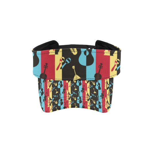 Jazz Pattern Print Design 02 Unisex Sun Visor