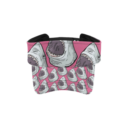 Great White Shark Pattern Print Design 01 Unisex Sun Visor