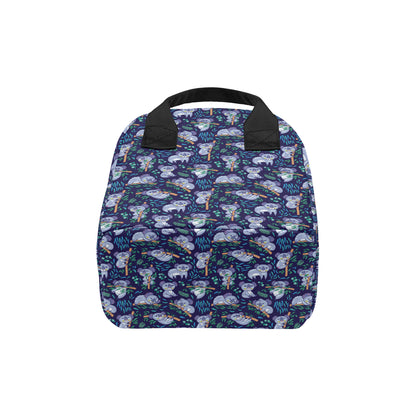 Koala Themed Design Print Insulated Lunch Bag