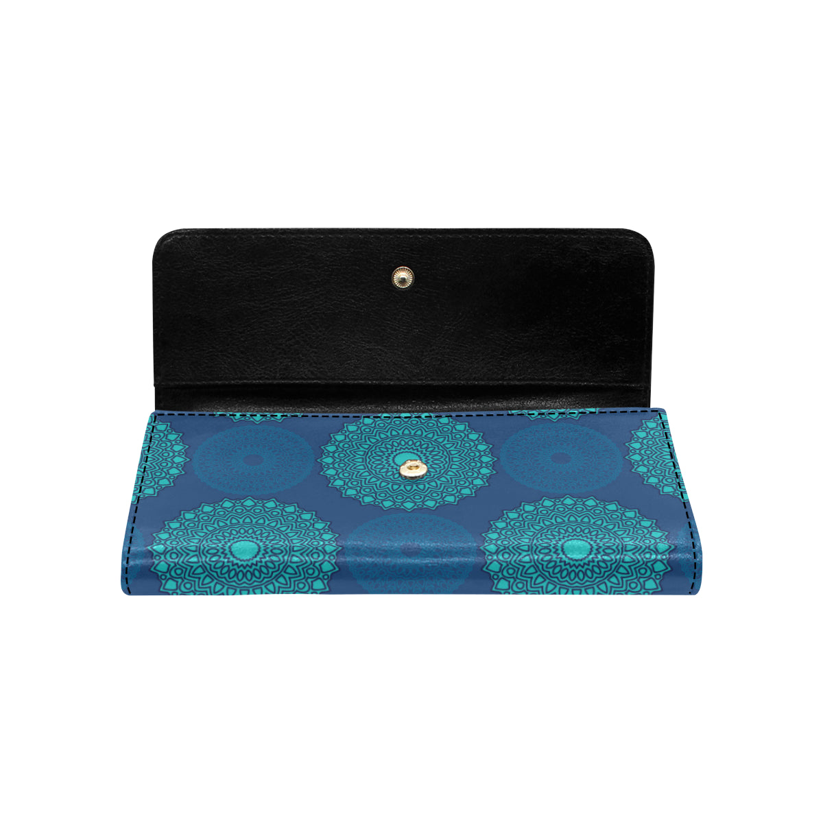 Medallion Pattern Print Design 04 Women's Trifold Wallet
