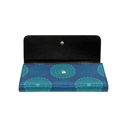 Medallion Pattern Print Design 04 Women's Trifold Wallet