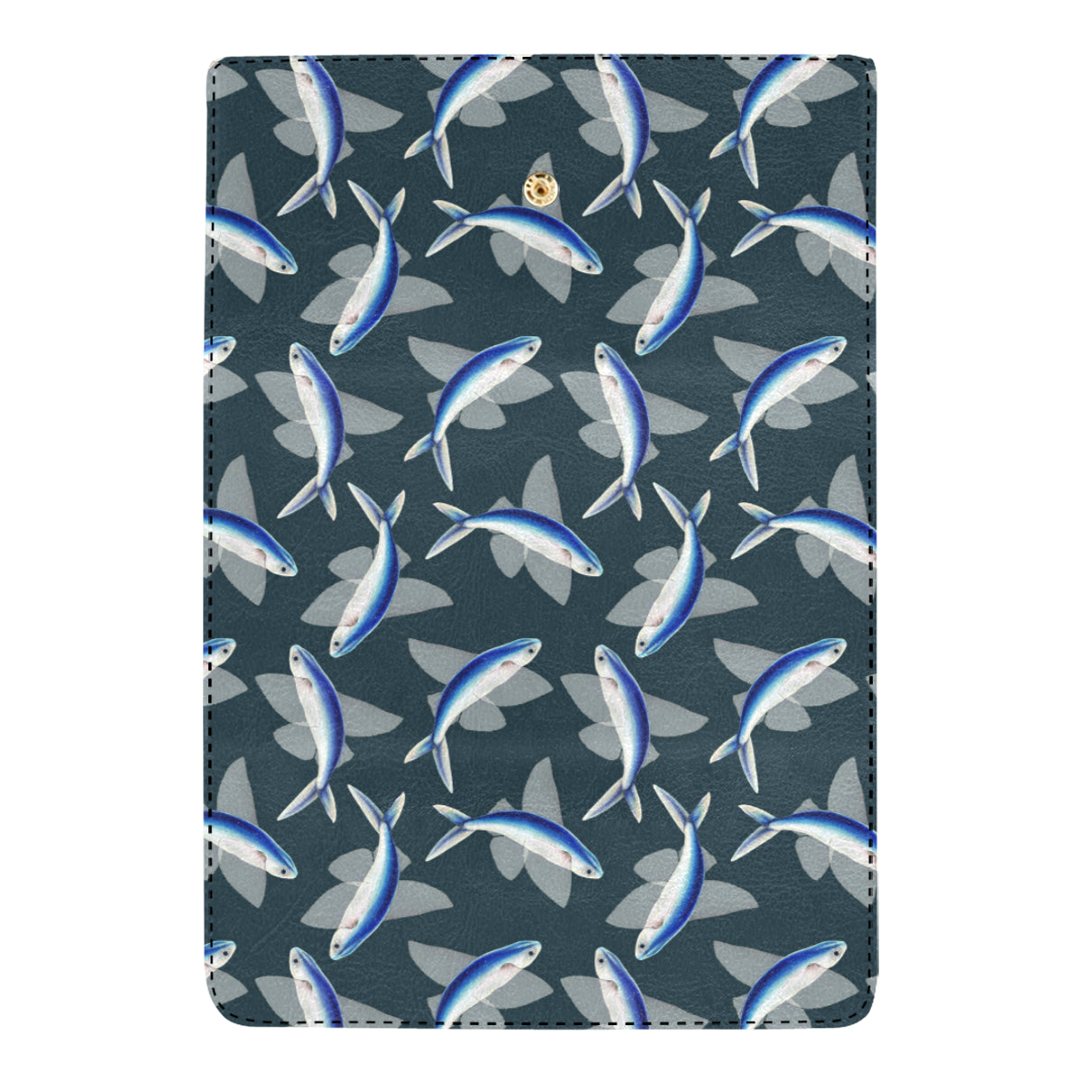 Flying Fish Pattern Print Design 04 Women's Trifold Wallet