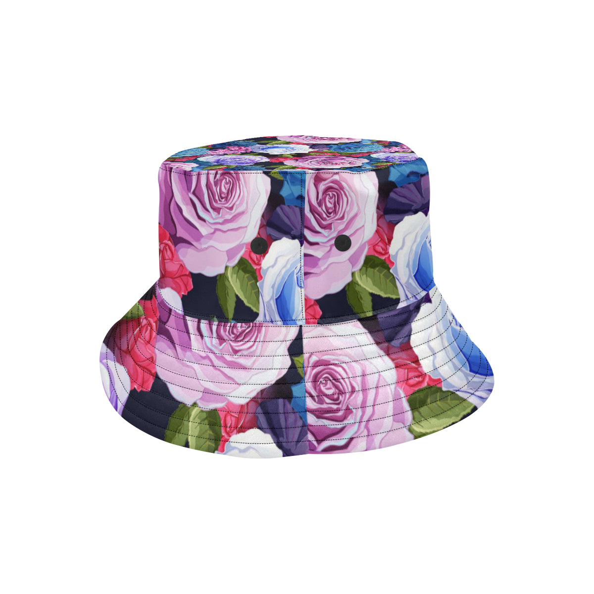 Rose Pattern Print Design RO09 Unisex Bucket Hat
